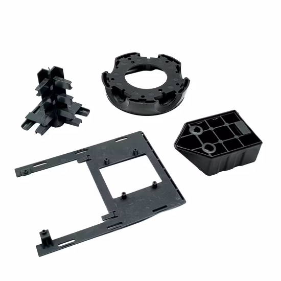 Pièces en plastique moulées par injection personnalisées en gros en usine par processus de moulage par injection ABS, as, PA, PE, PP PVC, PC